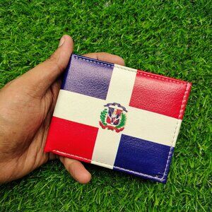Wallet For Men, Country Flag Wallet, Leather Bifold Wallet, Flag Design Slim